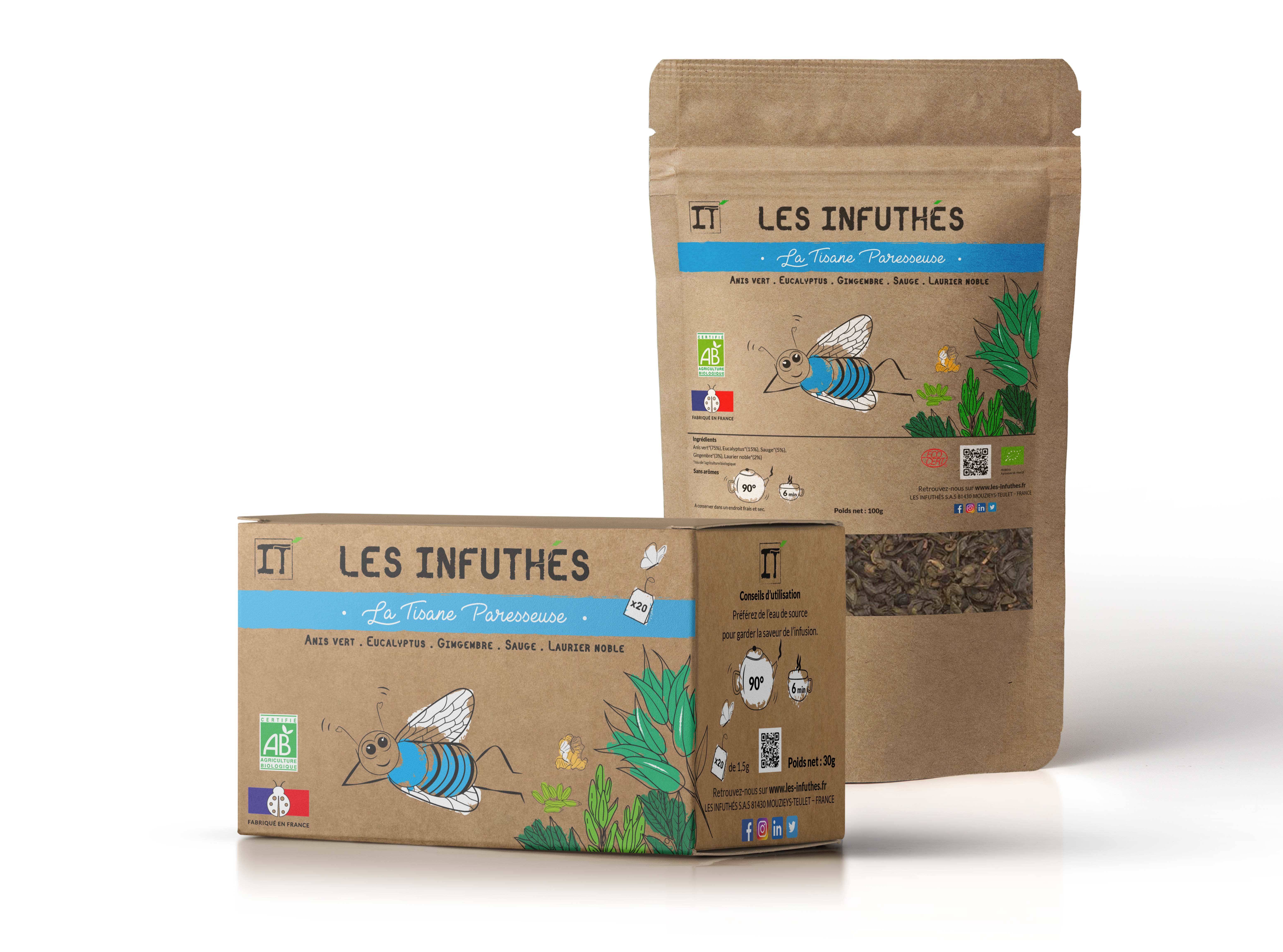 Tisane Paresseuse (Format : Boite de 20 sachets)