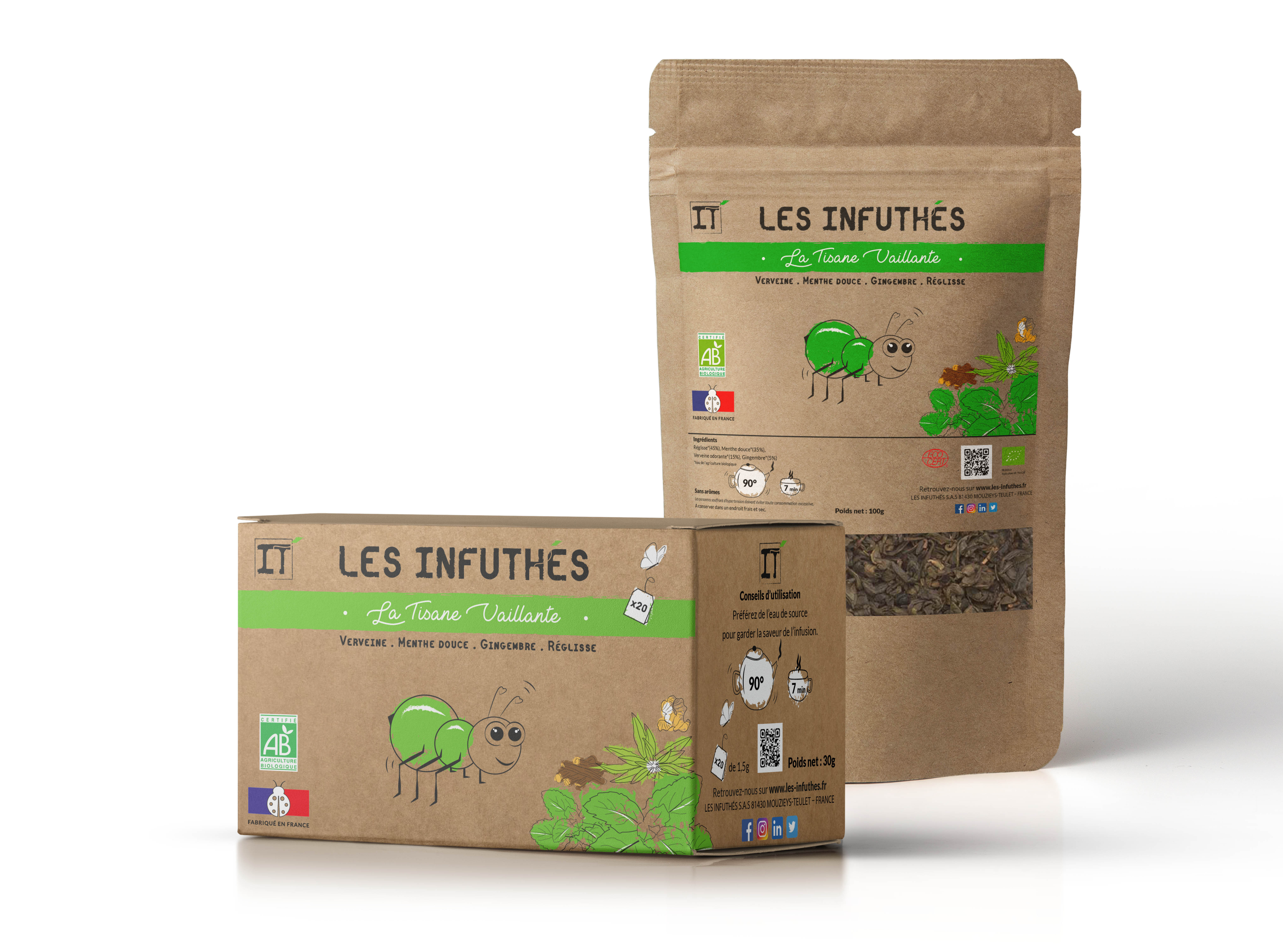 Tisane Vaillante (Format : Boite de 20 sachets)