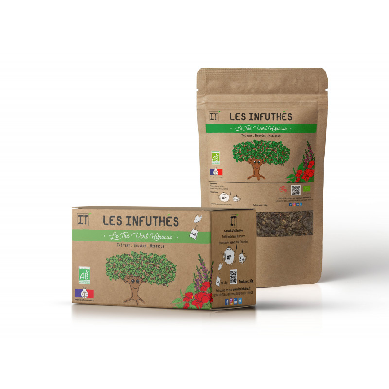 Thé Vert Hibiscus Bruyère