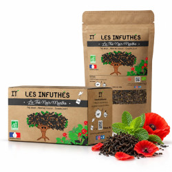 Thé Noir Menthe Coquelicot