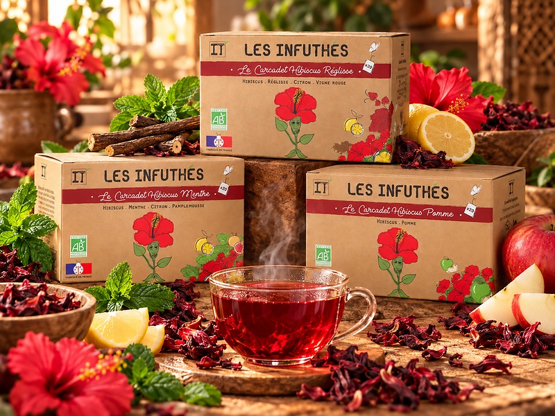 Carcadets et bissap bio Les Infuthés